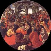 Domenico Ghirlandaio The adoration of the Konige china oil painting reproduction